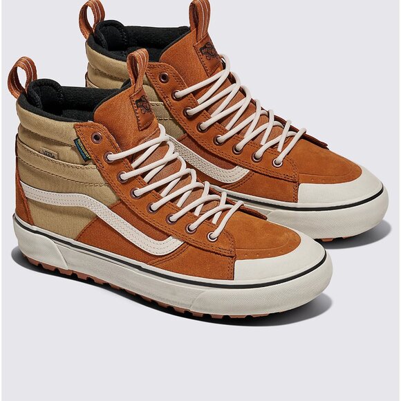 Vans Sk8-Hi MTE Glazed Ginger Marshmallow VN000CVTI6Y Men’s SZ 10 SKATE SNEAKER - Picture 10 of 12